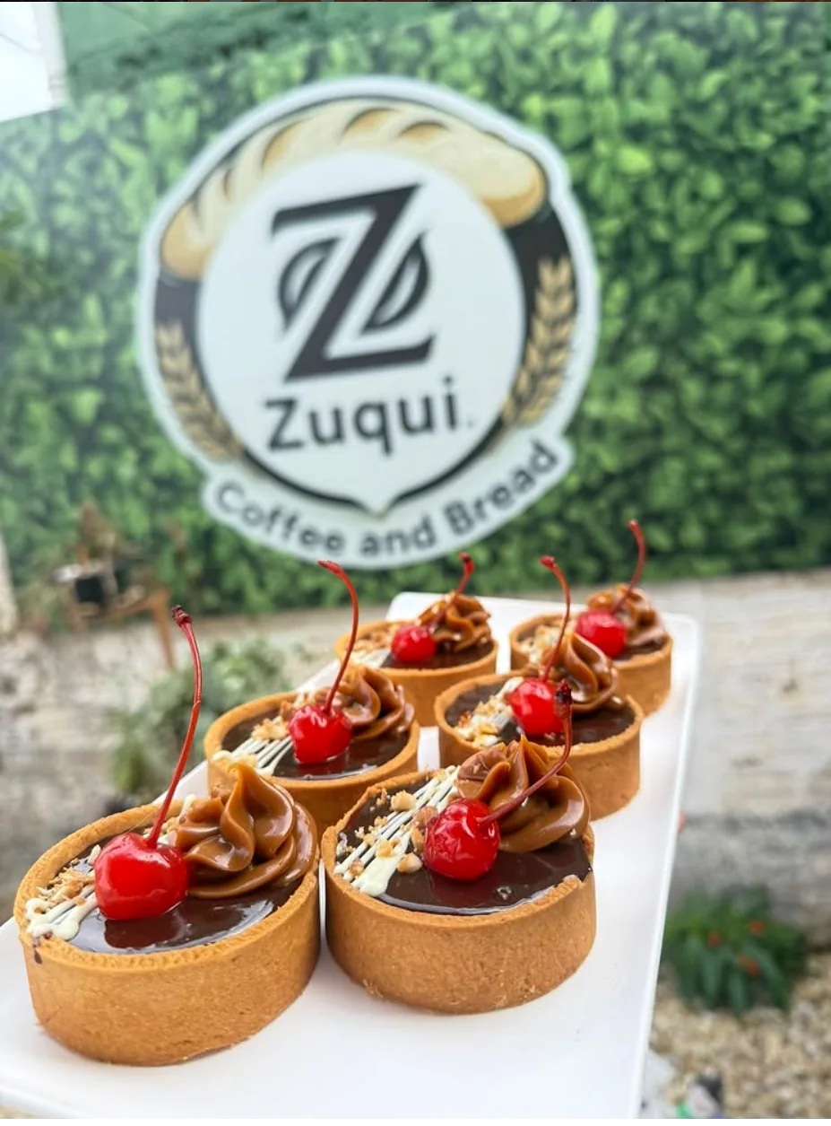 Tortinhas de chocolate produzidas pelo Zuqui